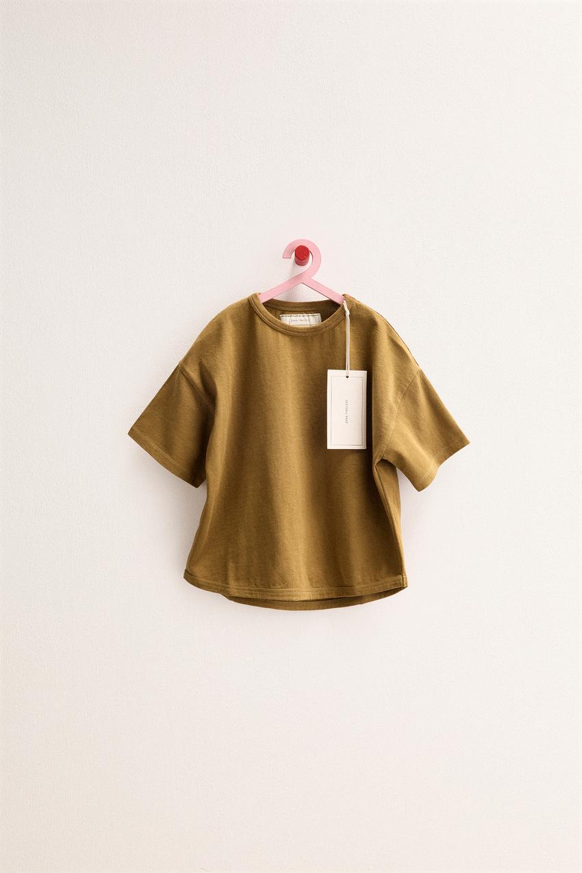 ZARA TIMELESS - PLAIN COTTON T-SHIRT