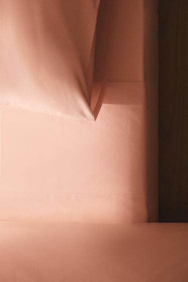 DRAP DE DESSUS PERCALE DE COTON (200 FILS) - Corail de Zara - Image 5
