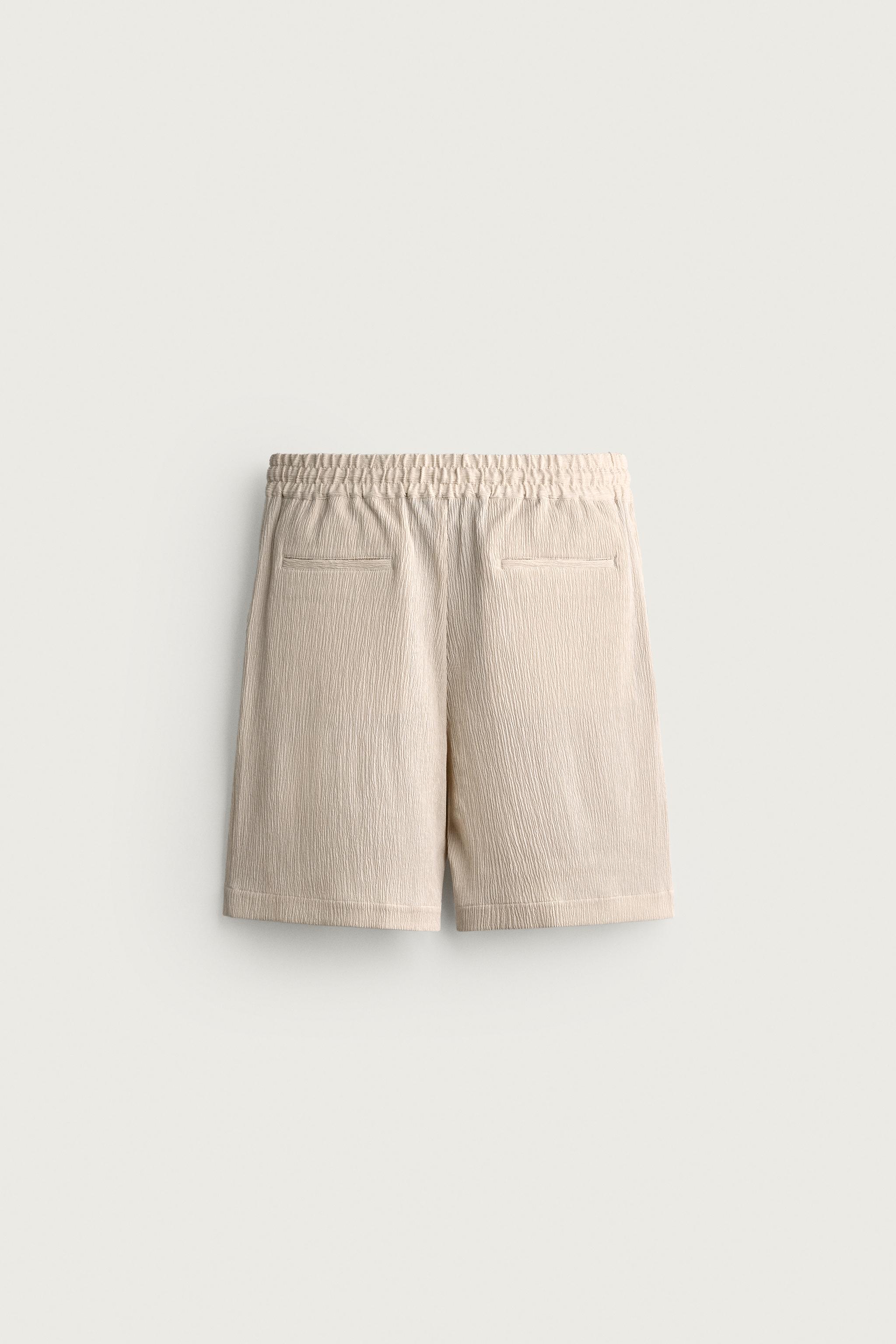 BERMUDA RELAXED FIT À RELIEF
