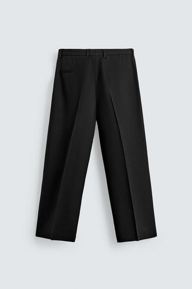 100% WOOL SUIT TROUSERS - Black by Zara - Image 7