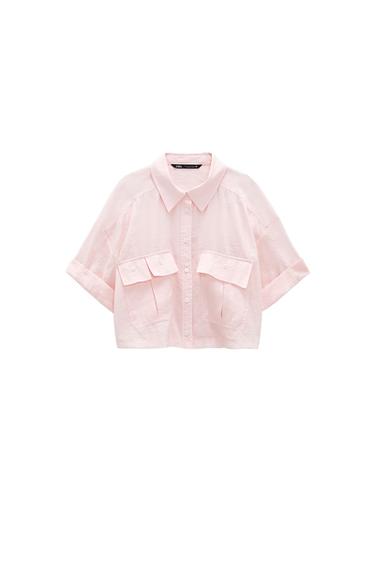 LOOSE-FITTING SHIRT WITH POCKETS