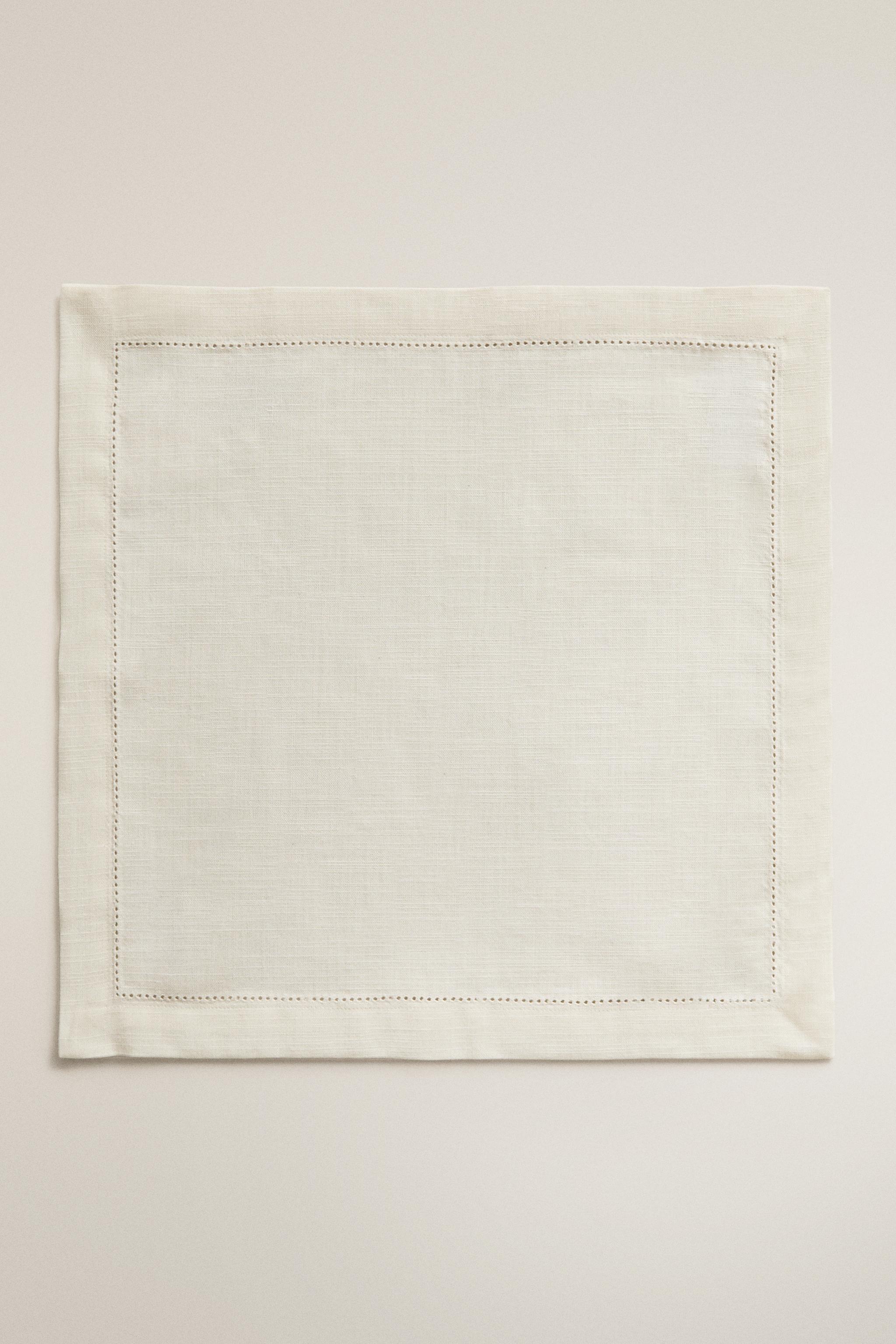 SERVIETTE DE TABLE COTON JOUR ÉCHELLE