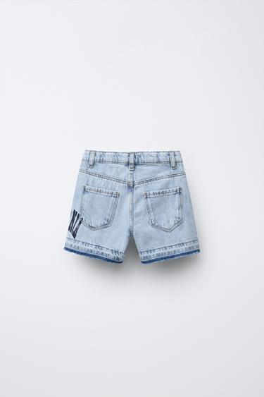 BERMUDA DENIM SKATER - Bleu clair de Zara - Image 1
