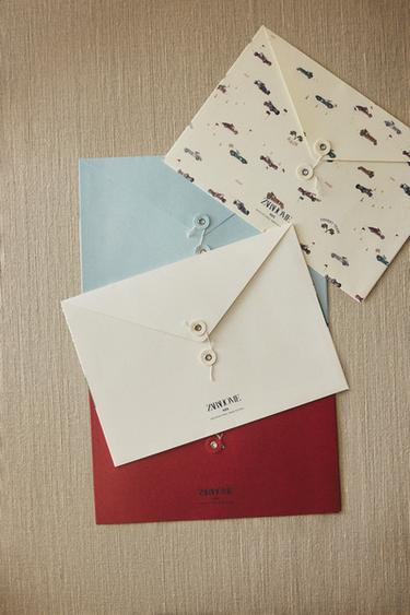 카레이서 봉투(4개입 세트) - Zara 멀티컬러