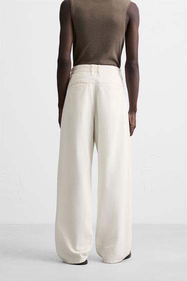 PANTALON CHINO COTON - CHANVRE - Blanc de Zara - Image 2