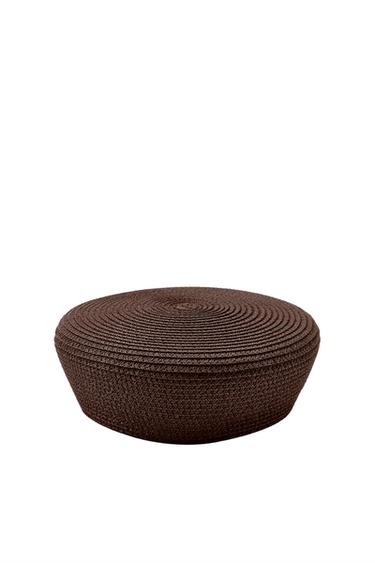 GORRO LISO CASQUETE - Marrón de Zara