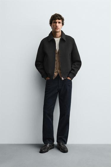 КУРТКА ИЗ ШЕРСТИ И КАШЕМИРА MANTECO ® — ЧЕРНЫЙ от Zara