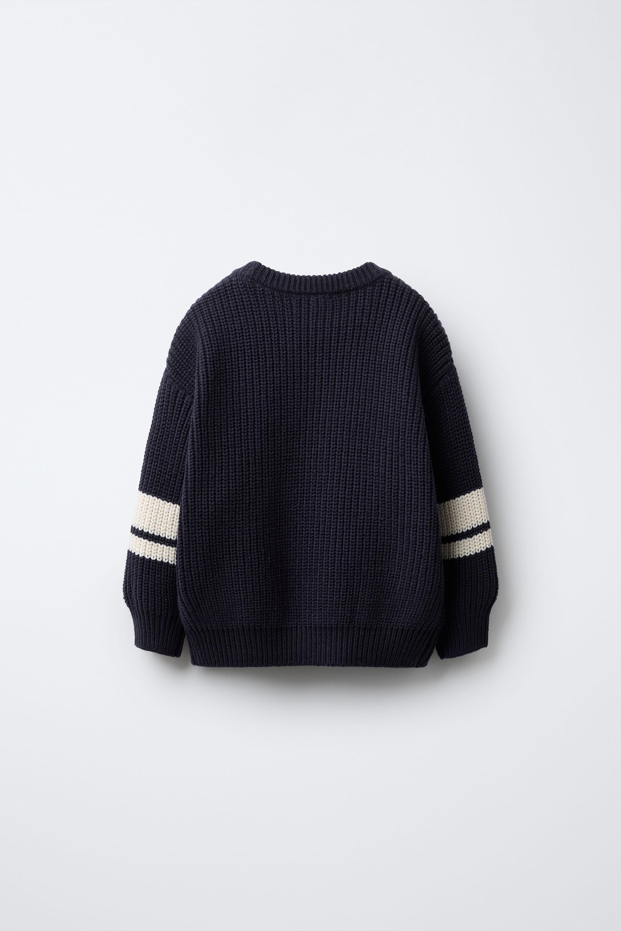 VARSITY PATCH KNIT JUMPER