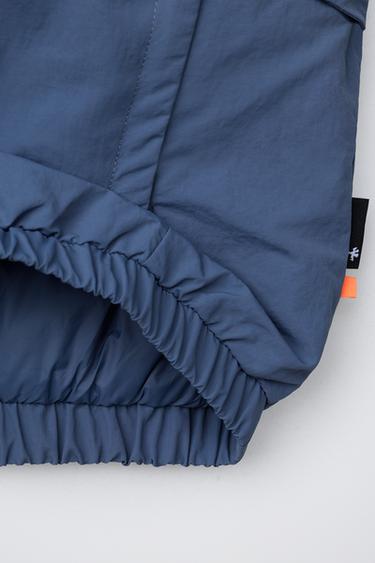 WATER-REPELLENT POUCH POCKET RAINCOAT - Indigo by Zara - Image 7