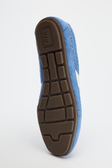 BASKETS EN RÉSILLE - Bleu de Zara - Image 4