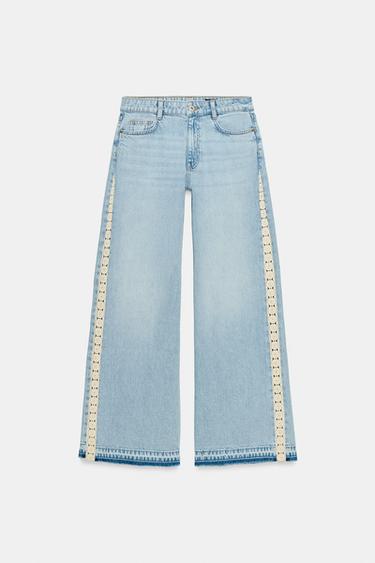 JEAN Z1975 LARGE TAILLE HAUTE CROCHET - Bleu moyen de Zara - Image 6