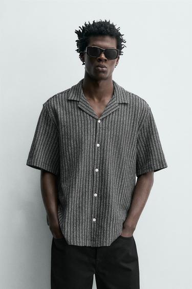 KËMISHË ME STRUKTURË DHE TEKSTURË - Blu marinari nga Zara