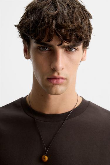 T-SHIRT OVERSIZE - Marron de Zara - Image 5