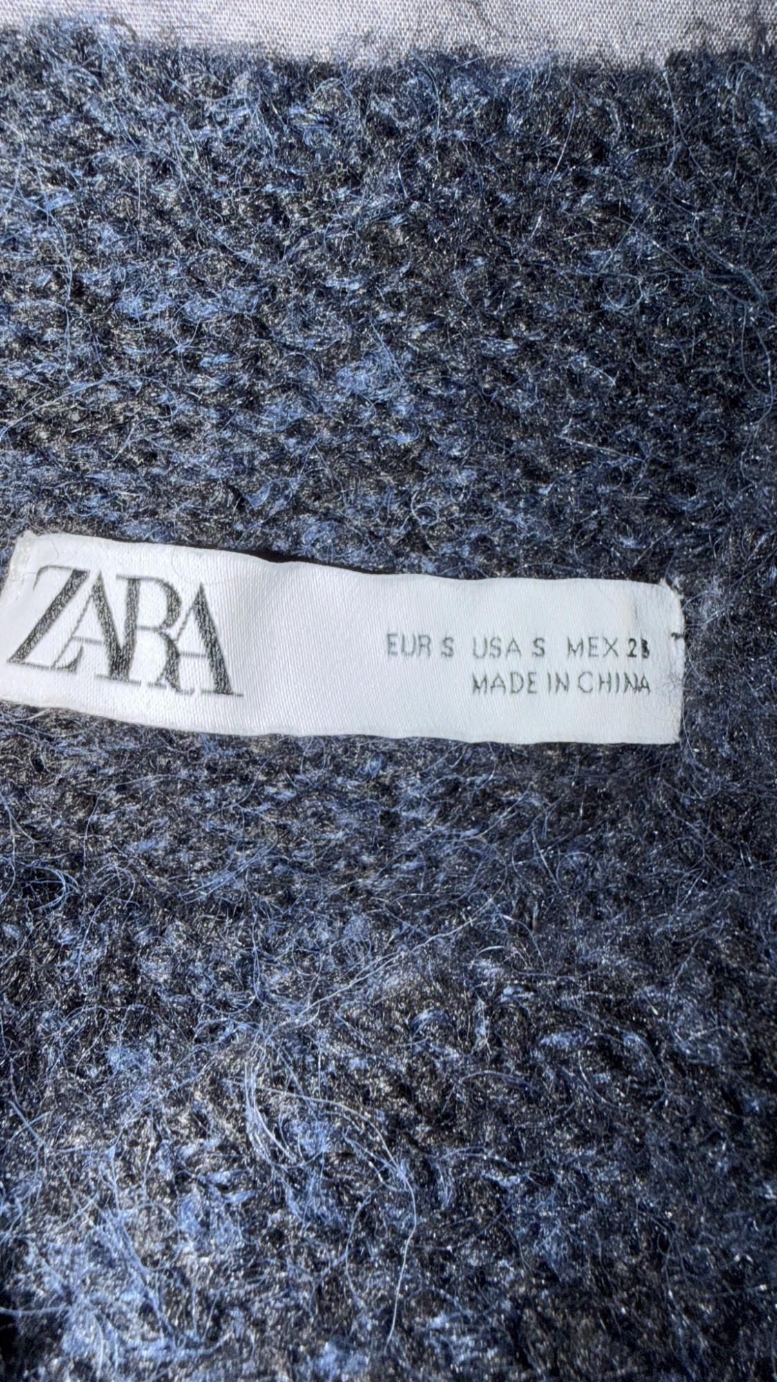 KNIT CROPPED COZY SWEATER - Image 3