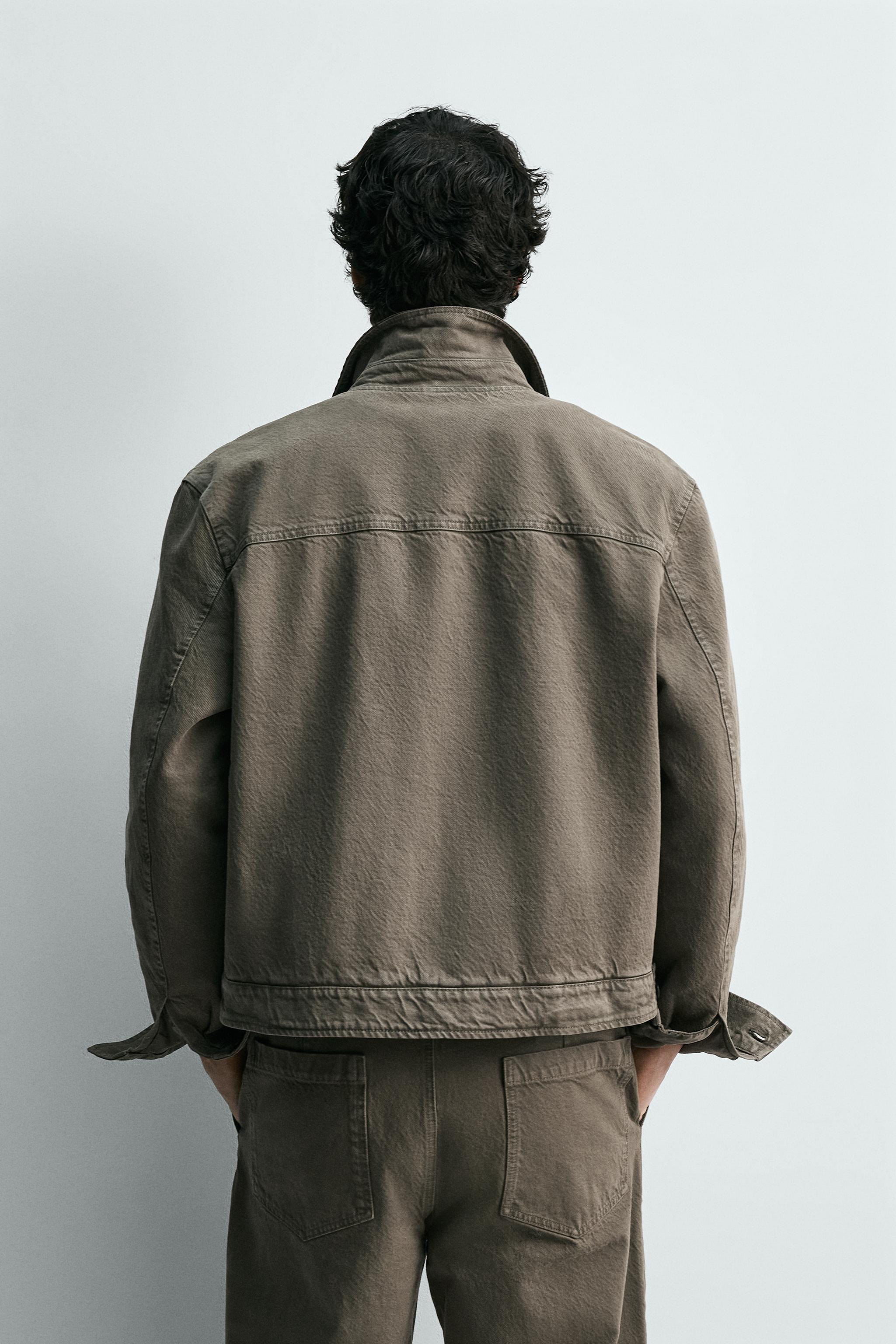 WASHED COTTON JACKET