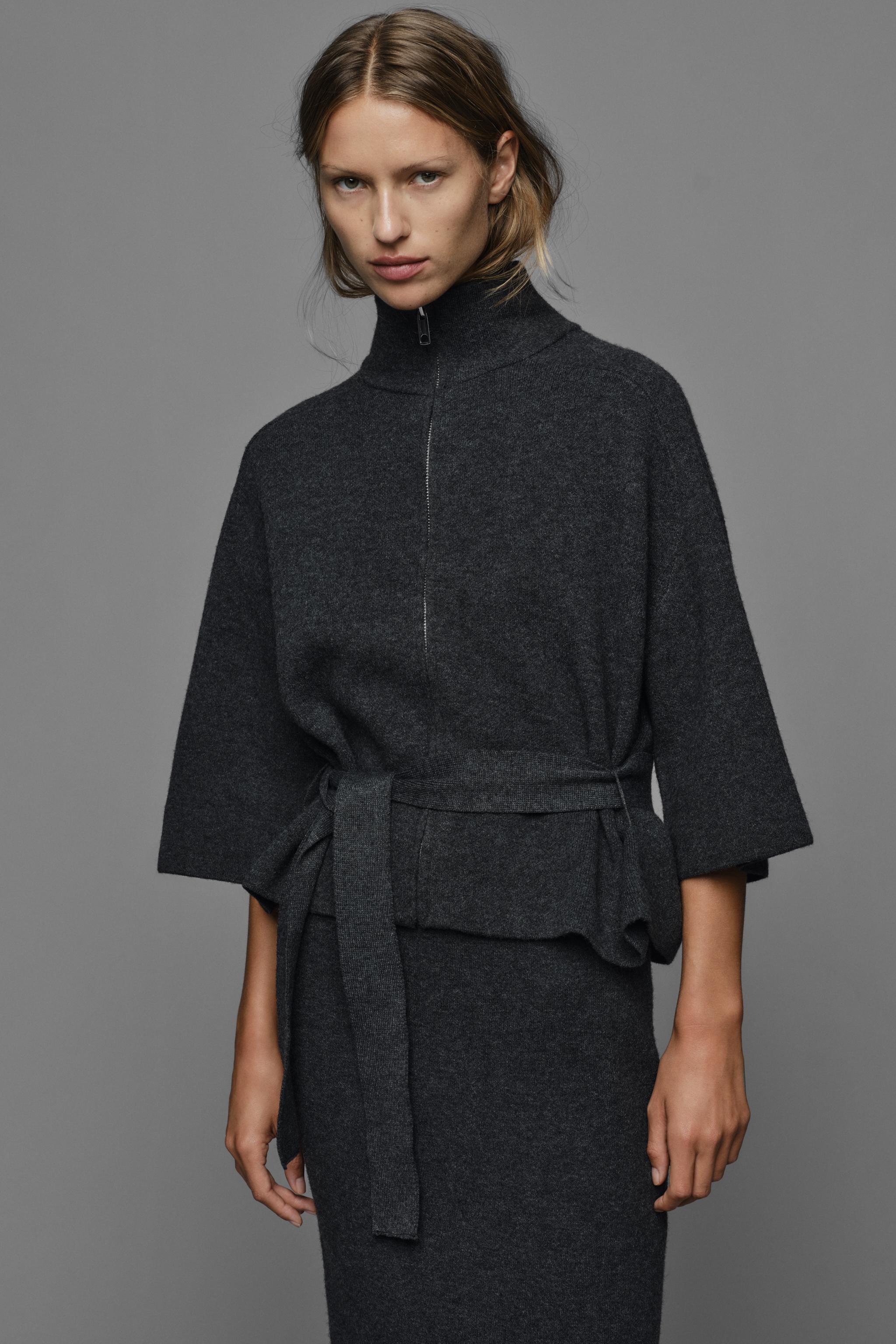 BELTED CARDIGAN