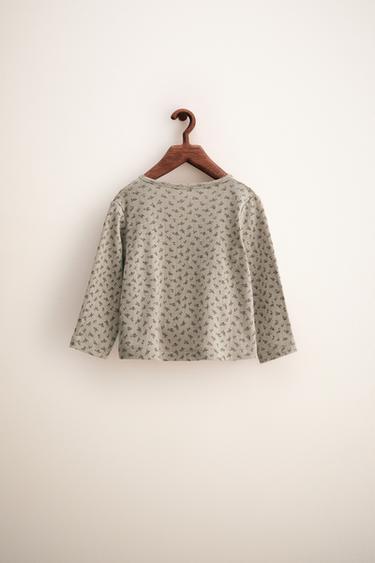 ZARA TIMELESS - T-SHIRT KIMONO POINTELLE - Multicolore de Zara - Image 1
