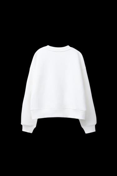 SWEATSHIRT RELIEF GLITZERND CINNAMOROLL © SANRIO - Cremefarben von Zara