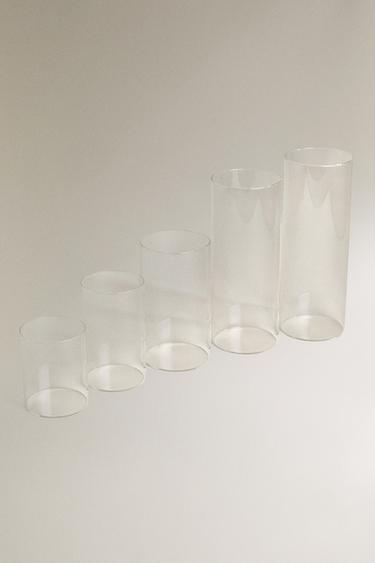 BOROSILICATE GLASS LANTERN VASE — Transparent 2