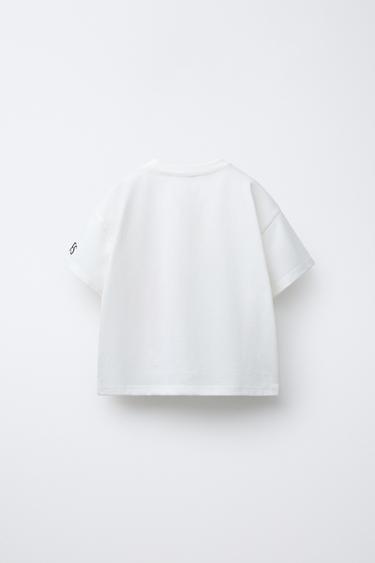 THE SMURFS ™ PRINT T-SHIRT - White by Zara - Image 1