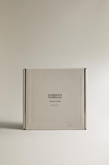 (540 G) LUMINOUS CAMELLIA SCENTED CANDLE - Light pink by Zara - Image 3