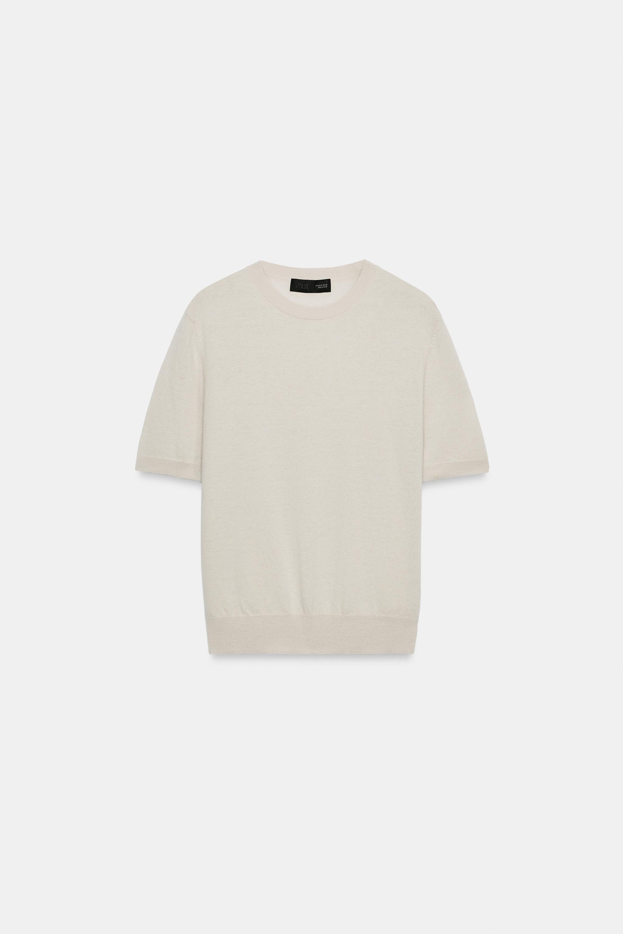 100% WOOL SHORT SLEEVE JUMPER