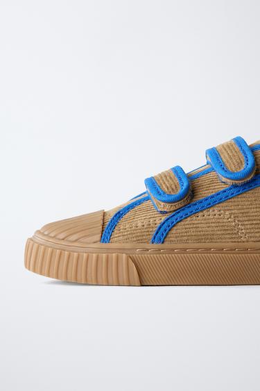 CORDUROY SNEAKERS - Blue by Zara - Image 4