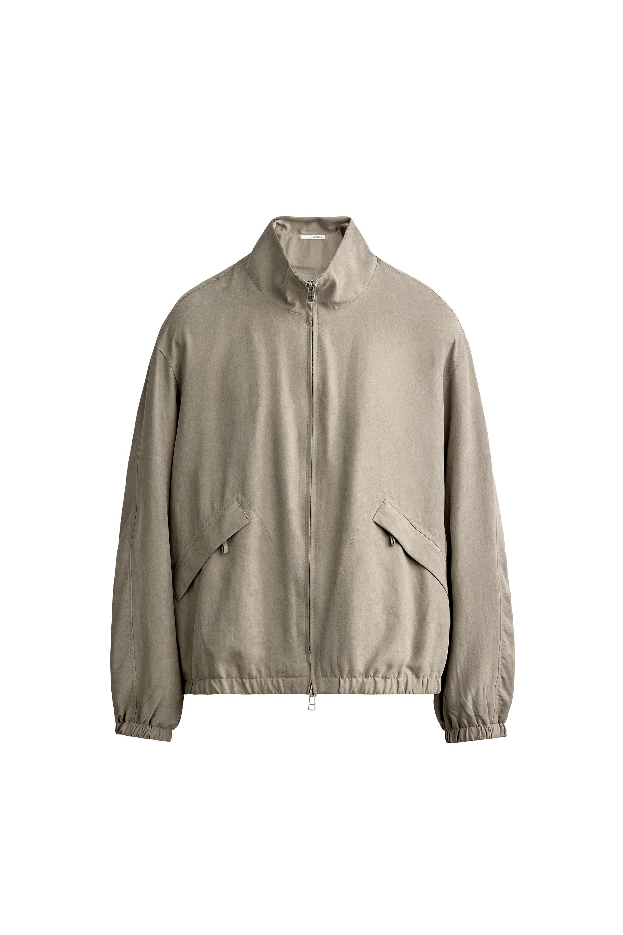 CAZADORA BOMBER RELAXED FIT EFECTO ANTE