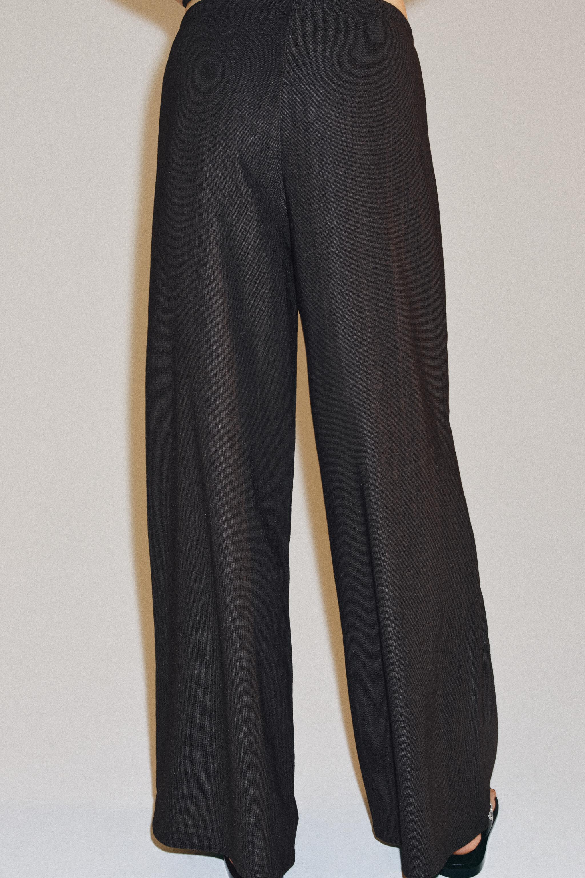 Zara RUSTIC STRAIGHT LEG PANTS — фото 4