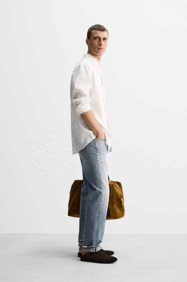 100% LINEN LIMITED EDITION SHIRT - White by Zara - Image 3