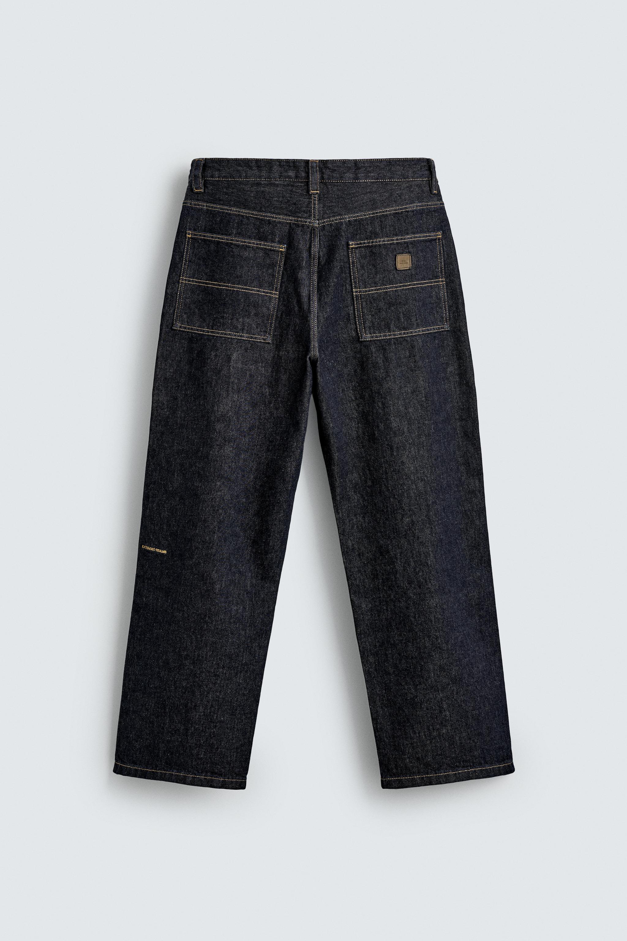 JEANS BAGGY FIT CHINOS - Azul | ZARA Brasil