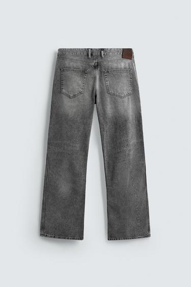 LOW-RISE FLARE FIT JEANS - Grey by Zara - Image 7