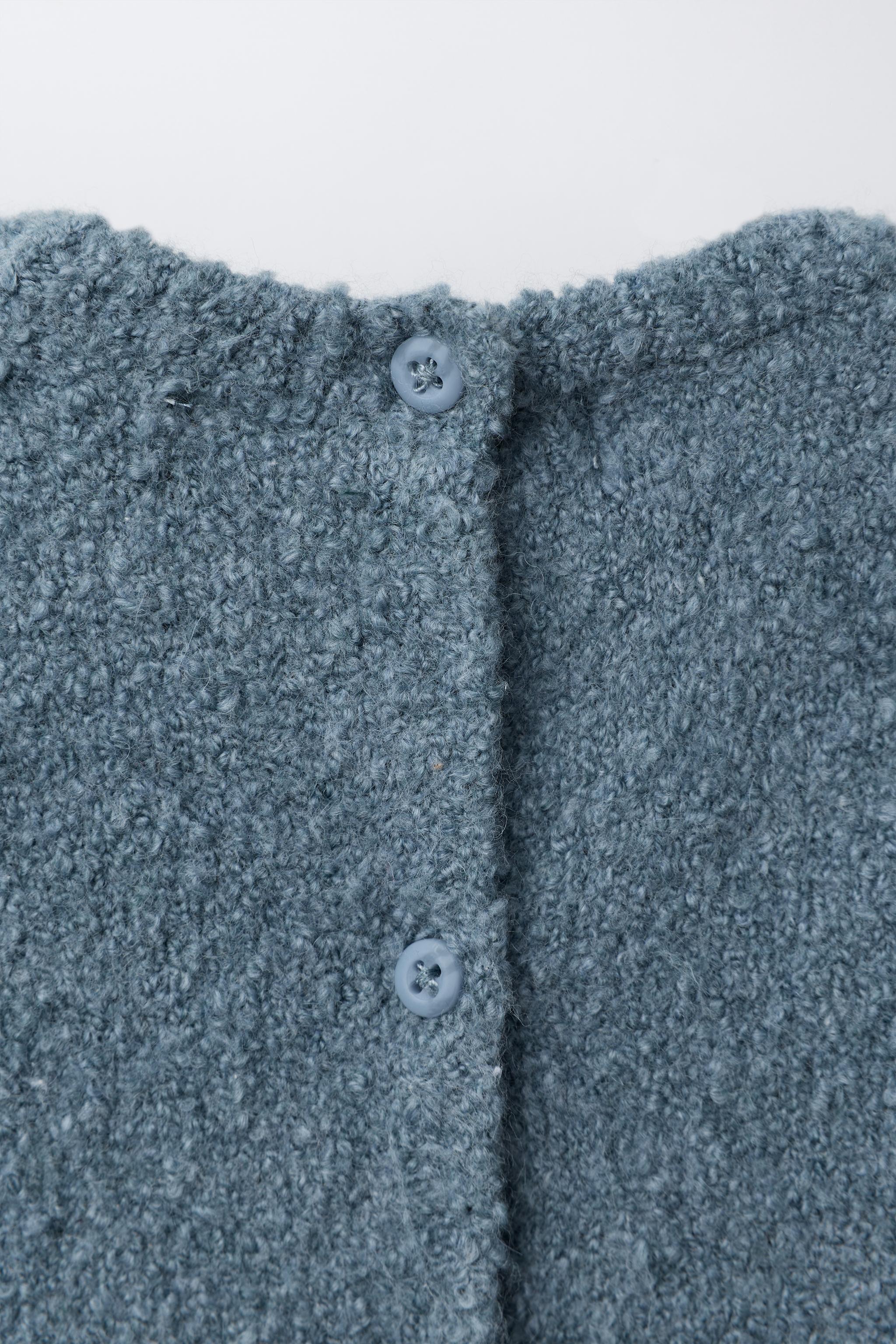 Детские комбинезоны Zara TEDDY BEAR PATCH KNIT JUMPSUIT — фото 4