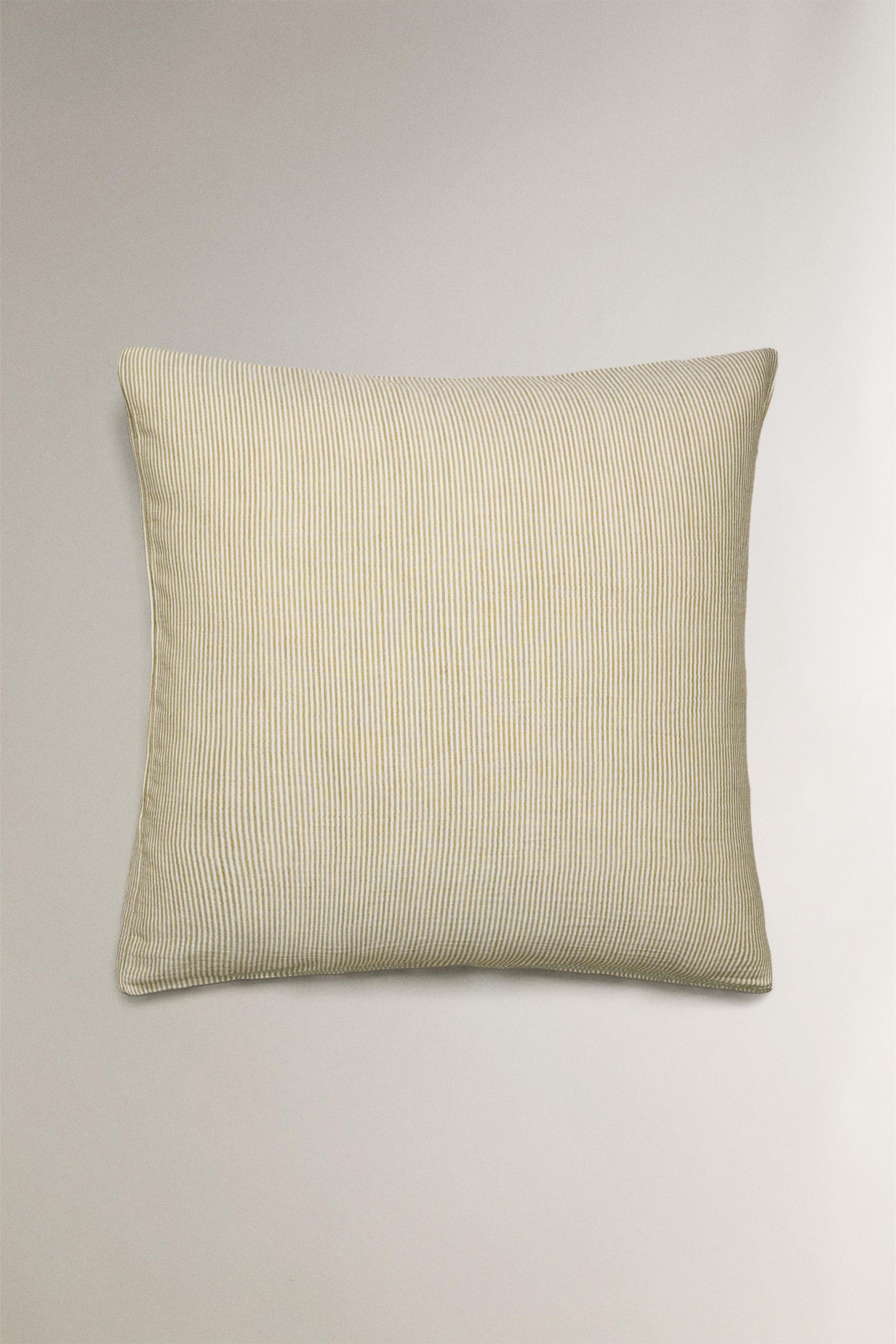 CHILDREN'S MUSLIN STRIPED PILLOWCASE