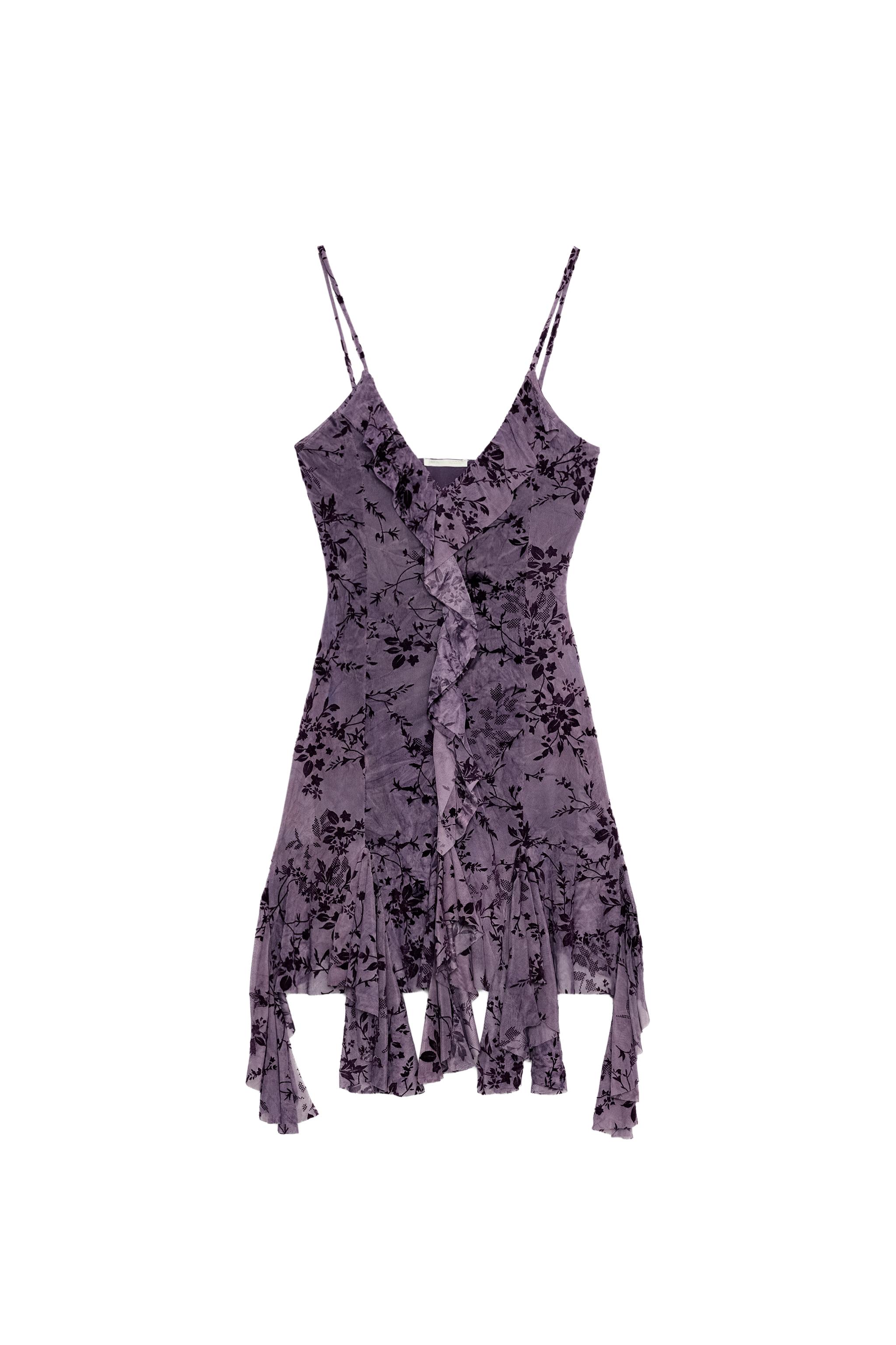cosmo asymmetrical dress for love and lemons Irregular Hem Dress with Removable Straps main image 1