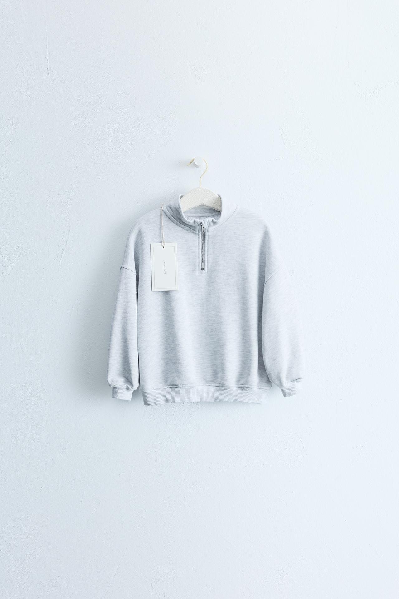 Свитшот на молнии из коллекции ZARA TIMELESS