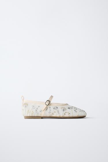 BAILARINA BORDADOS - Plata de Zara