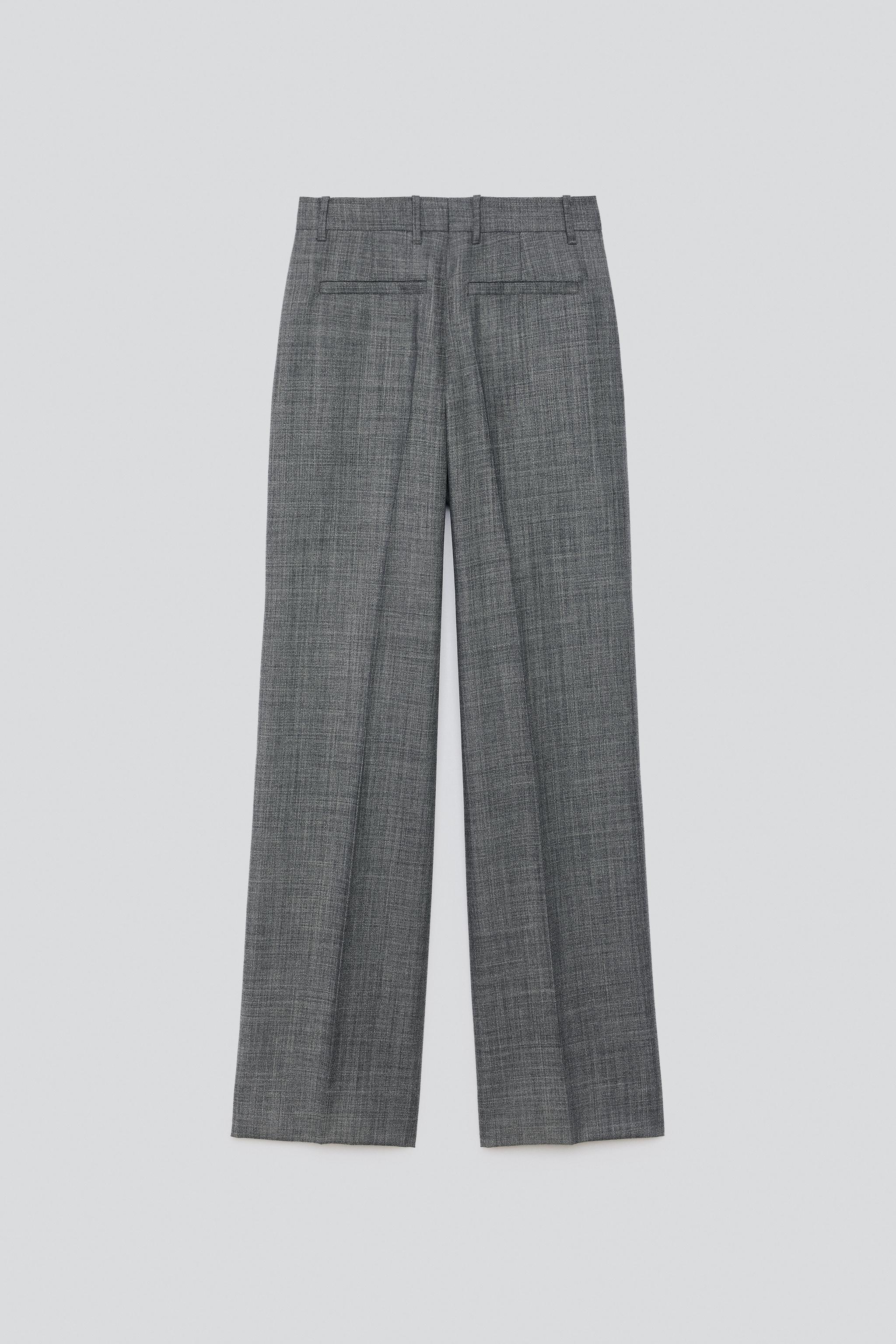 100% WOOL SUIT PANTS - thumbnail 4