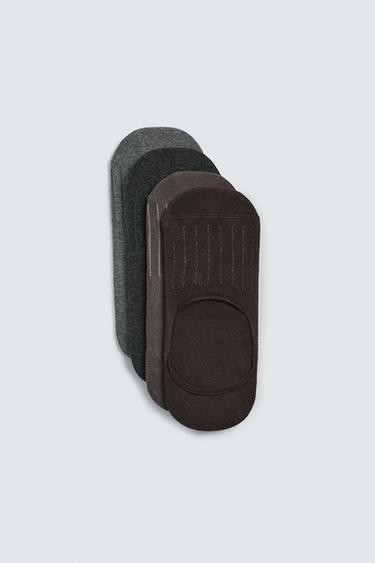 PACK OF 4 INVISIBLE NO-SHOW SOCKS - various by Zara