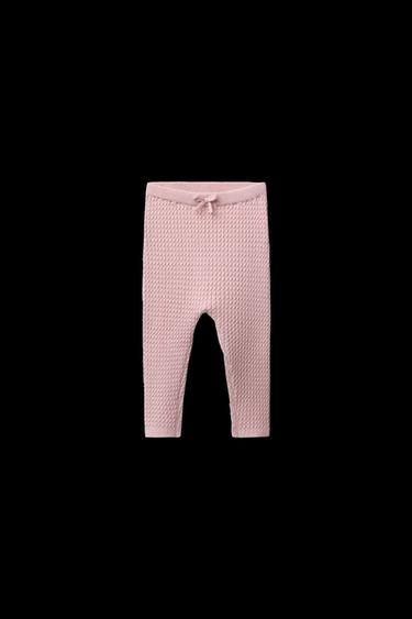 LEGGING PUNTO OCHOS - Rosa claro de Zara - Imagen 0