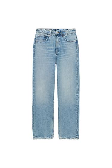 JEANS TRF MOM FIT CINTURA ALTA - Azul da Zara