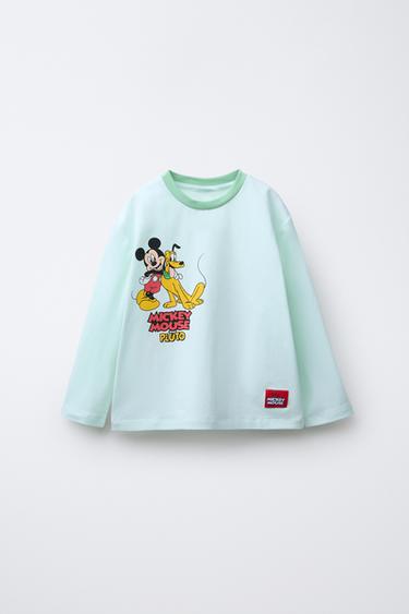 2-6 YEARS/ MICKEY MOUSE © DISNEY T-SHIRT AND TROUSERS PYJAMAS - Ecru by Zara - Image 1