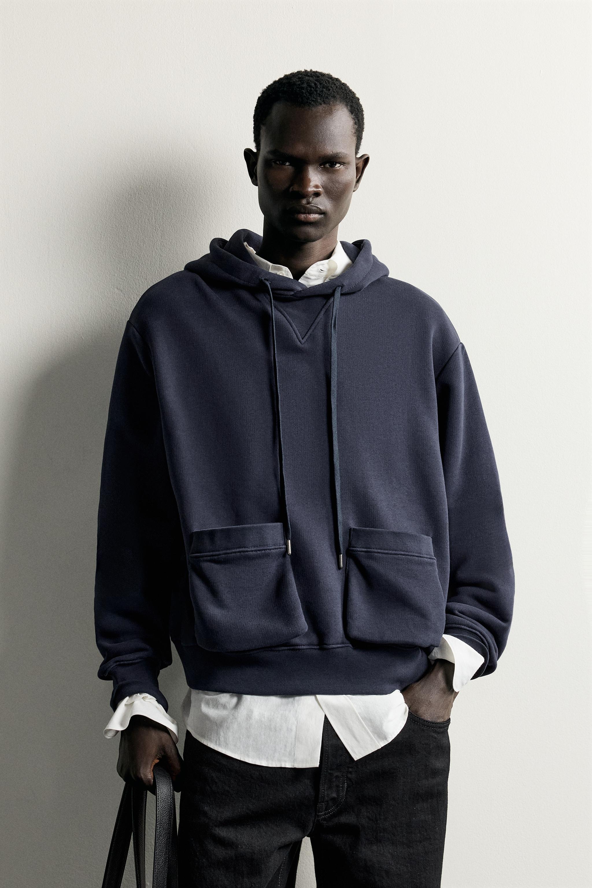 SWEAT À CAPUCHE RELAXED FIT AVEC POCHES
