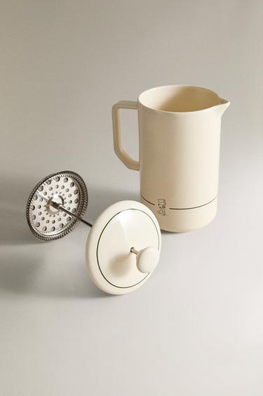 CAFÉTIÈRE À PISTON - Blanc / Vert de Zara - Image 3