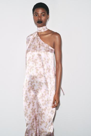 LIMITED EDITION 100% SILK ASYMMETRIC DRESS - 025 by Zara - Image 3