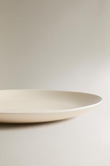 ASSIETTE À DESSERT GRÈS LISSE - Crème de Zara - Image 3