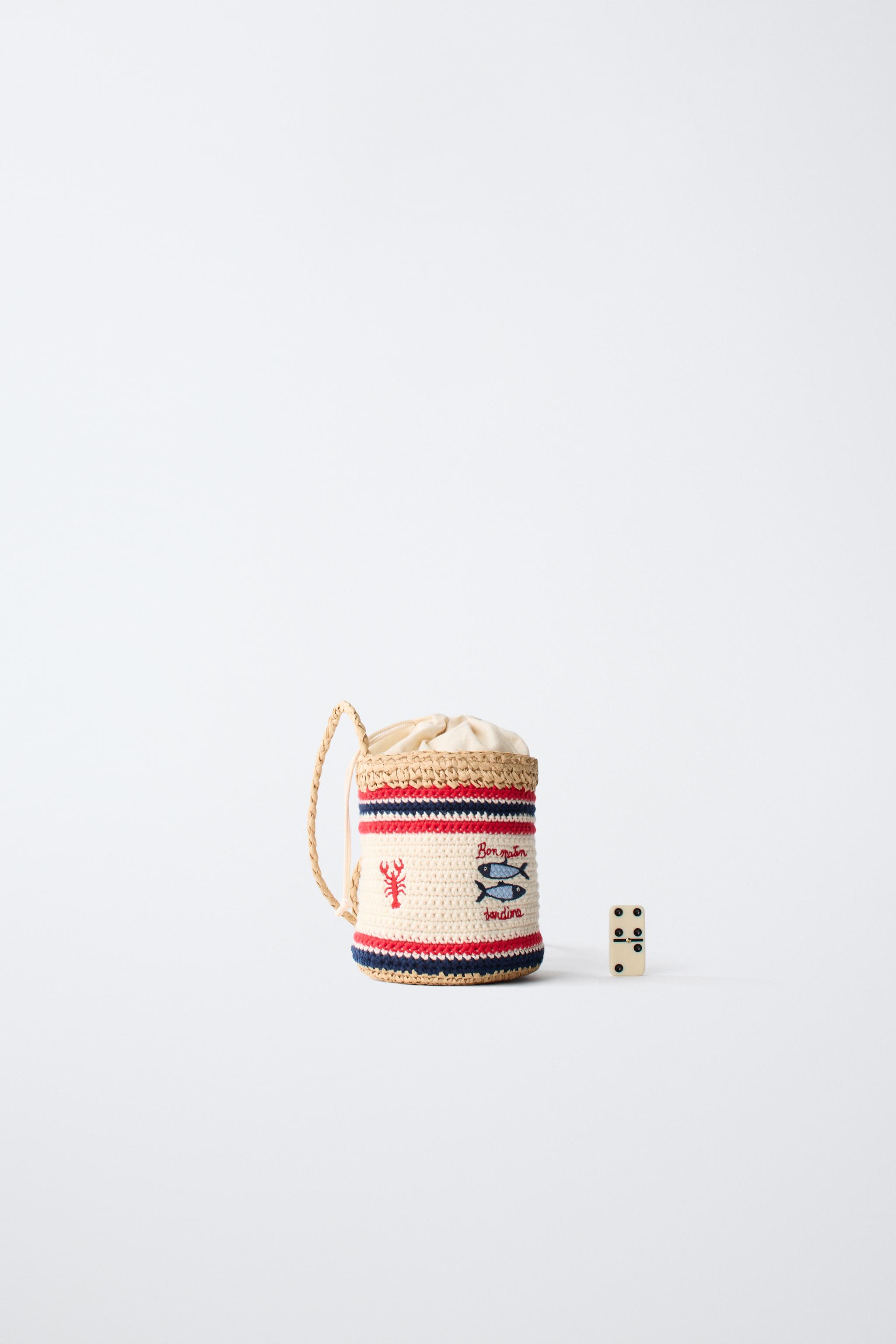 SAC BANDOULIÈRE EN CROCHET POISSONS