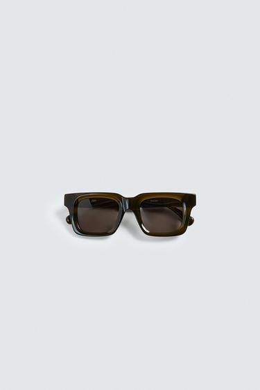 SQUARE SUNGLASSES - Green by Zara