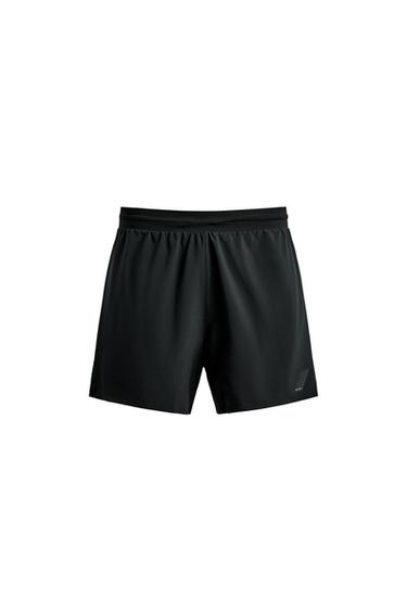 COLOUR BLOCK RUNNING SHORTS - Black by Zara