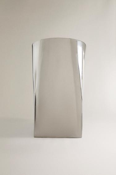 STAINLESS STEEL SIDE TABLE - Silver by Zara